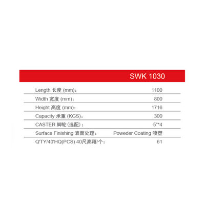 Torin SWK1030 Professional Production of High-quality Foldable Steel Mesh Drum Trucks, Logistics and Warehousing Containers